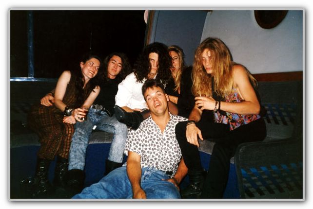 DJ &friends on river cruise circa 1991